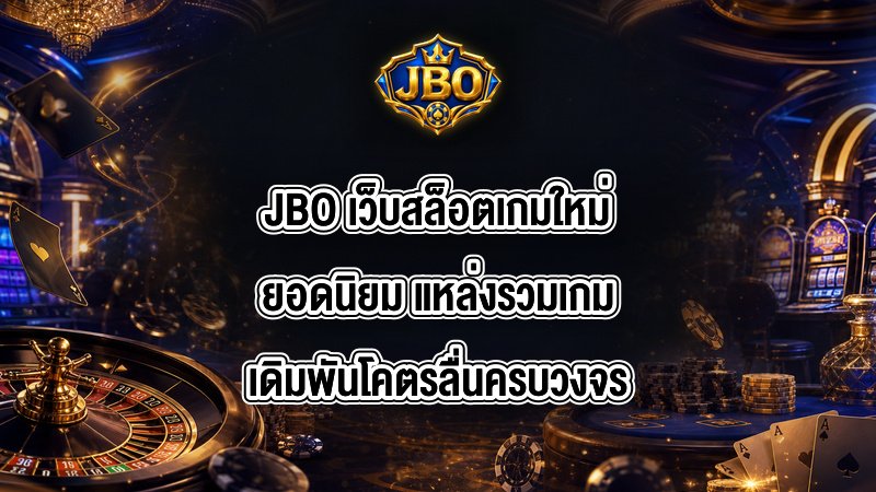 JBO เว็บสล็อตเกมใหม่ยอดนิยม